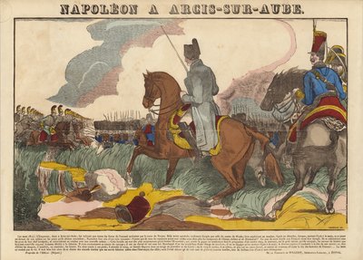 Napoleon w Arcis-sur-Aube autorstwa French School
